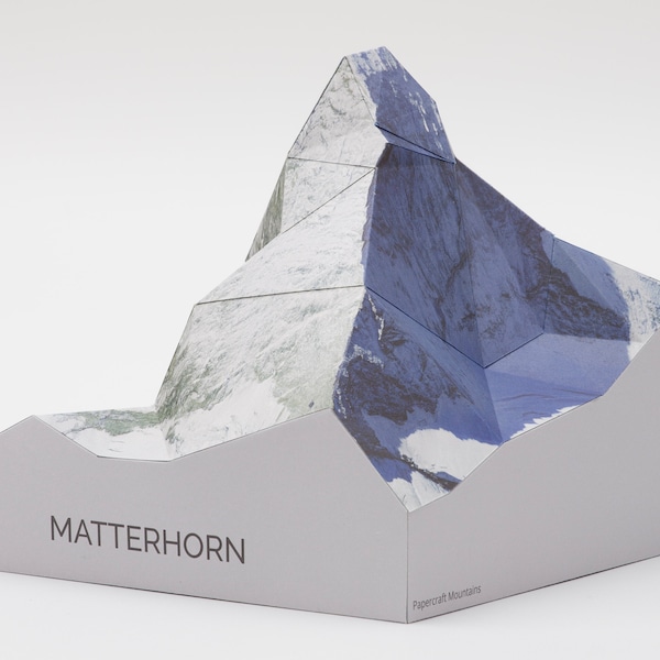 Bastelbogen "Matterhorn groß"