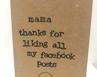 Thanks Mum - Mothers Day Card