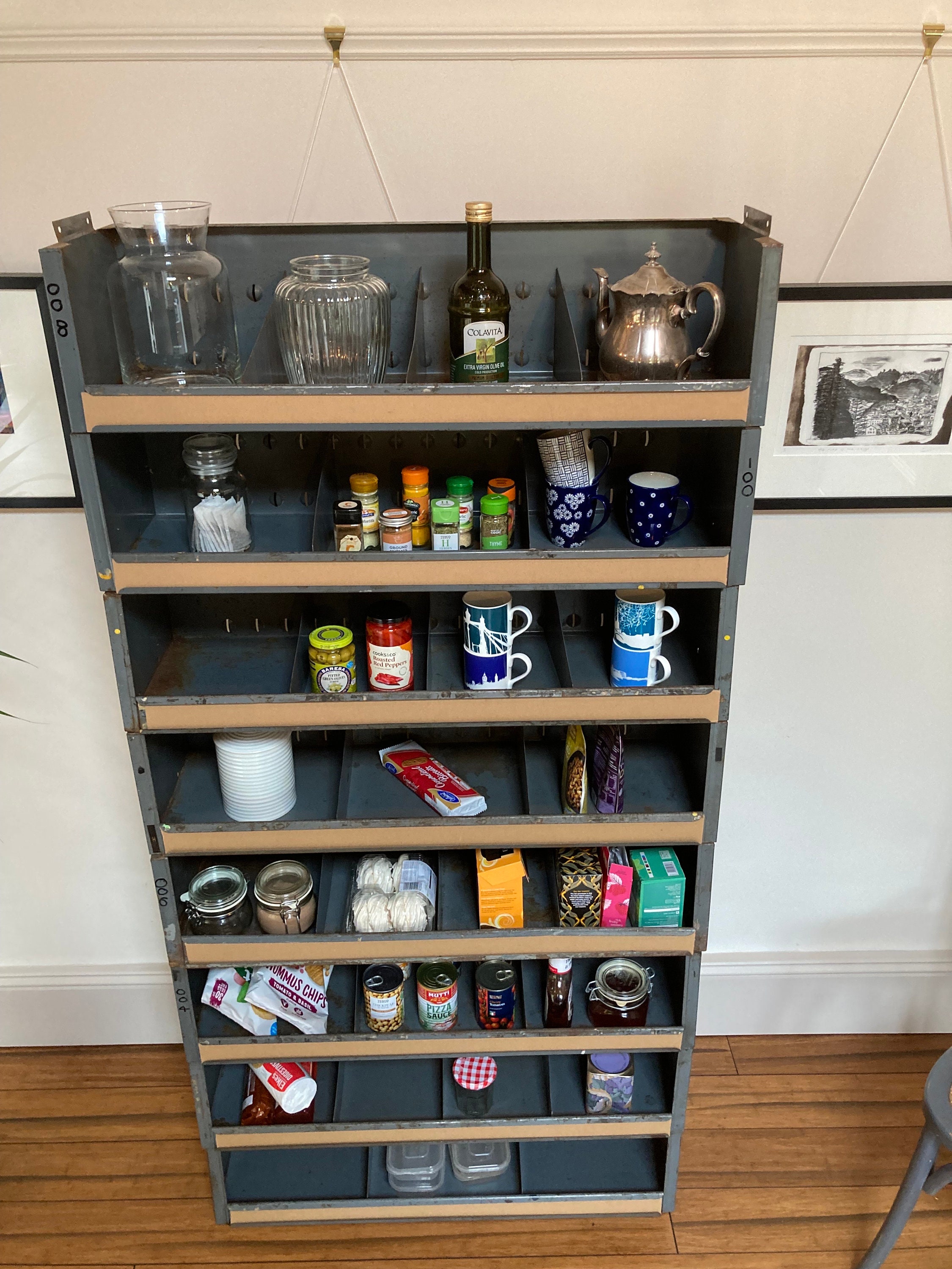 Vintage Industrial Shelves From the 70s Stylish and Versatile Storage