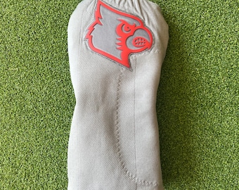 Louisville Cardinal Logo Football Pants Driver Cover