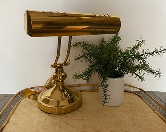 gold piano lamp