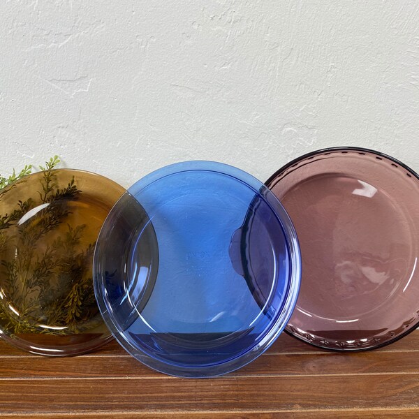 Glass Pie Plate Etsy