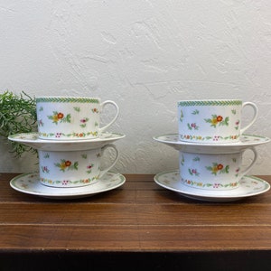 Mikasa Couture Collection L2001 Anson Tea Cups and Saucers