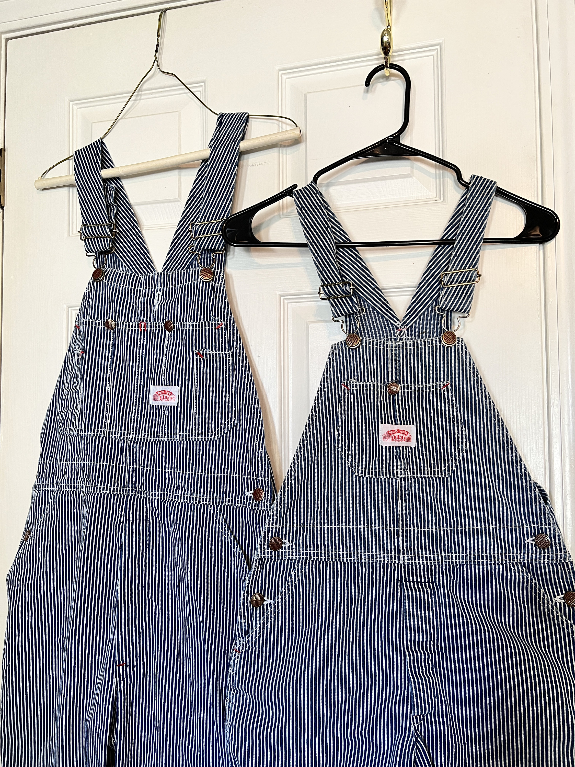 ★MAINBOOTH★Billy's Stripe Knit Vest(CARROT)★正規品/人気 Vintage Round House Bib Overalls Made USA Hickory Stripe