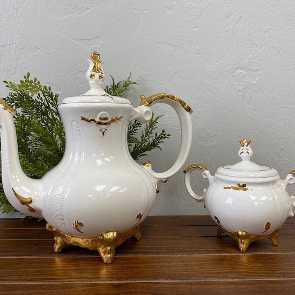 White Coffee Pot Etsy