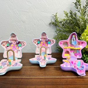 Vintage Bluebird Polly Pocket 1992 Fairy Fantasy or Fashion Fun Playset - Complete