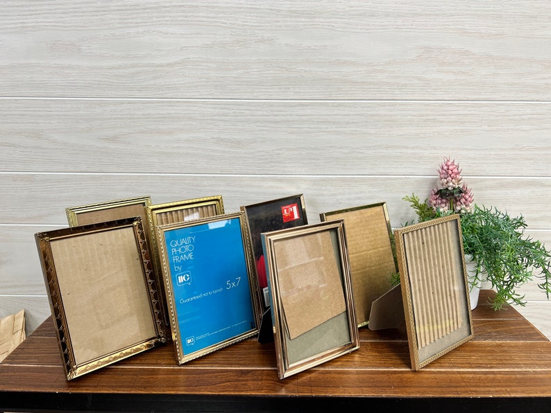 Vintage Brass / Gold Filigree 5”x7” Frames - Individually Sold ...