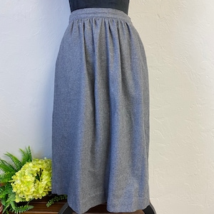 Vintage Norton & Co Gray Wool Skirt Size 10