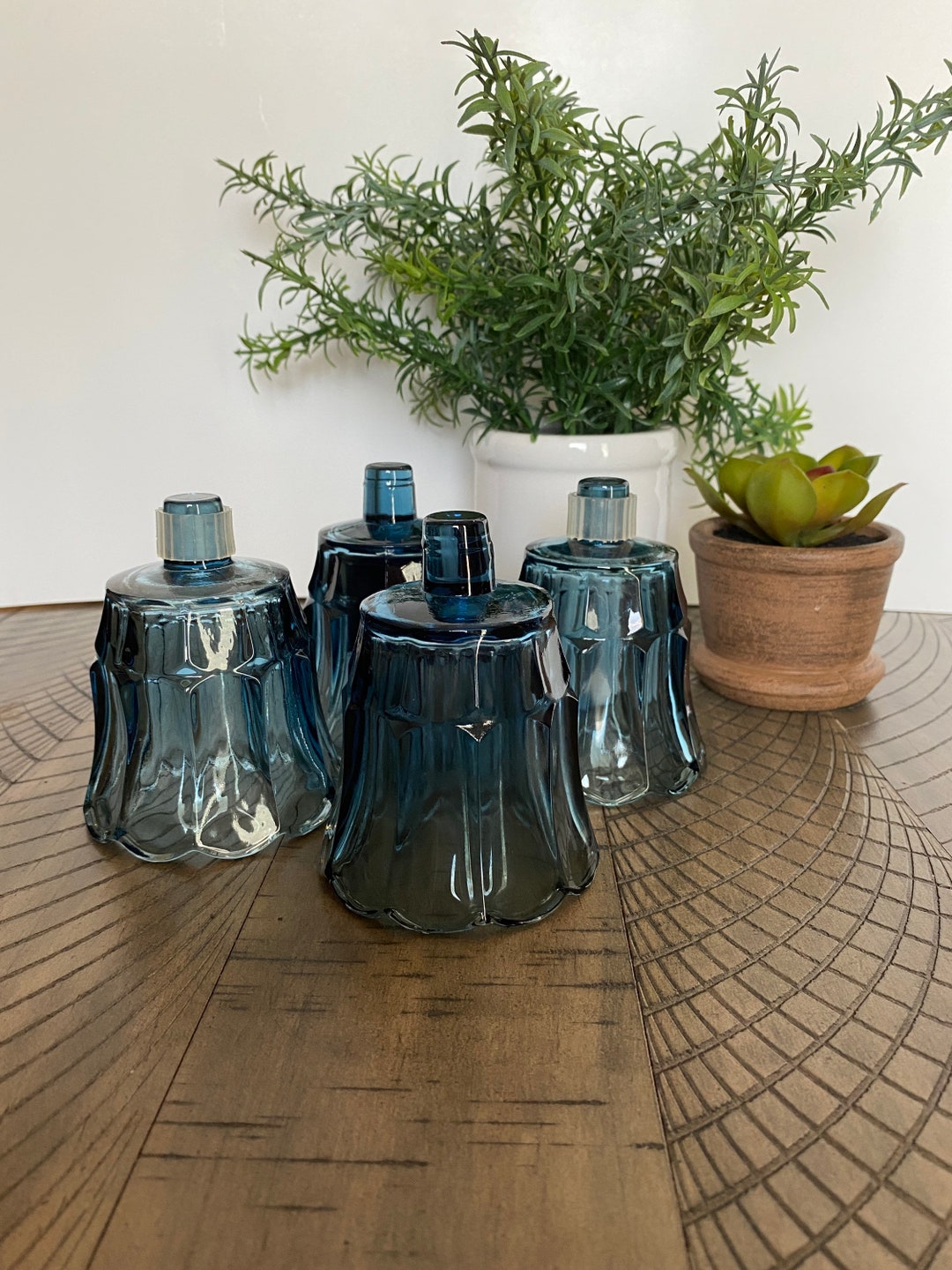 Navy Blue Votive Candle Inserts for Candlestick Holders Etsy