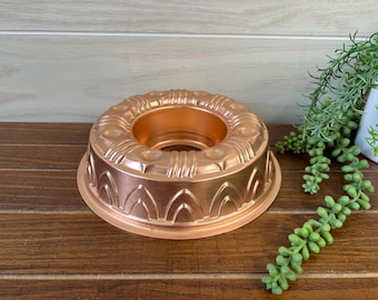 Vintage Copper finished Aluminum Jello Molds/Cake Pans