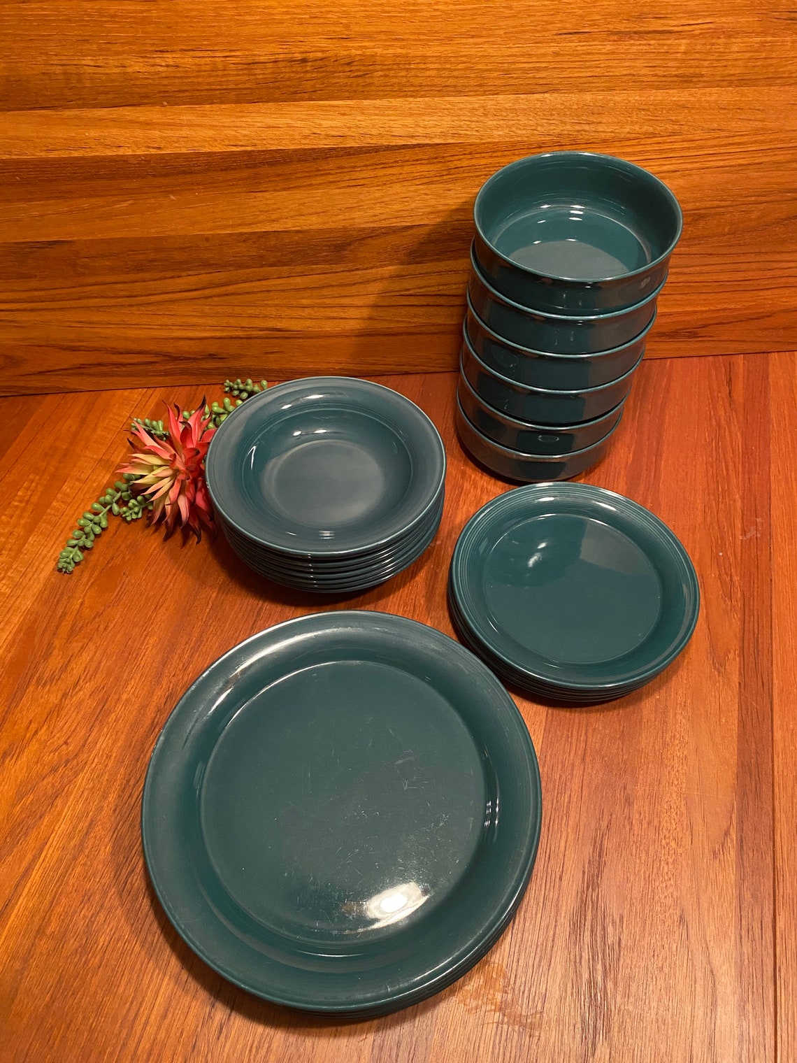 Rustic Farmhouse Stoneware Nancy Calhoun Dinnerware in Etsy