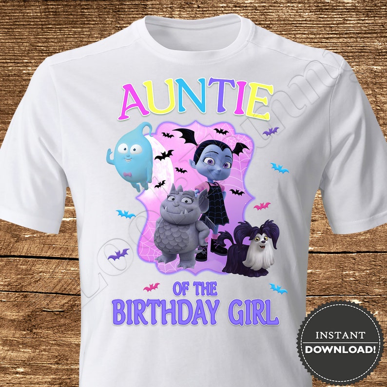 vampirina birthday girl shirt