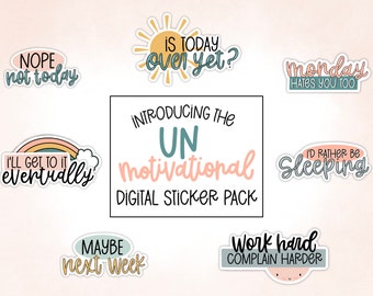 Funny Digital Planner Stickers | GoodNotes | Digital Planner