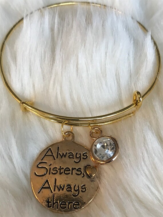always sisters always there bracelet