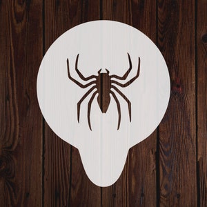 Stencil per decorazioni di Halloween, motivo ragno, per feste, inquietante, spettrale, spaventoso, per la decorazione di mobili, vetro, tessuto, piastrelle, aerografo, vernice Mylar, Regno Unito.