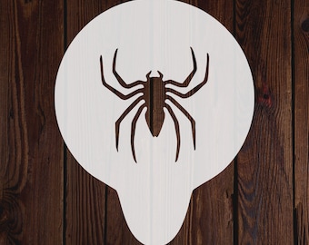 Spider Craft Stencil Halloween Party Creepy Spooky Scary Art For Home Decoration Furniture Glass Fabric Wall Tile Airbrush Paint Mylar UK