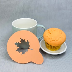 Ahornblatt Kaffee Schablone Für Cappuccino Latte Cocktail Herbst Party Kanada Kanadier Design Urlaub Souvenir Geschenk Mum Mom Dad Freund UK