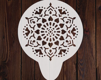 Mandala Craft Stencil Elegant Pattern Crafting Template For Painting Home Decorating Furniture Glass Fabric Wall Tile Art Décor Mylar UK