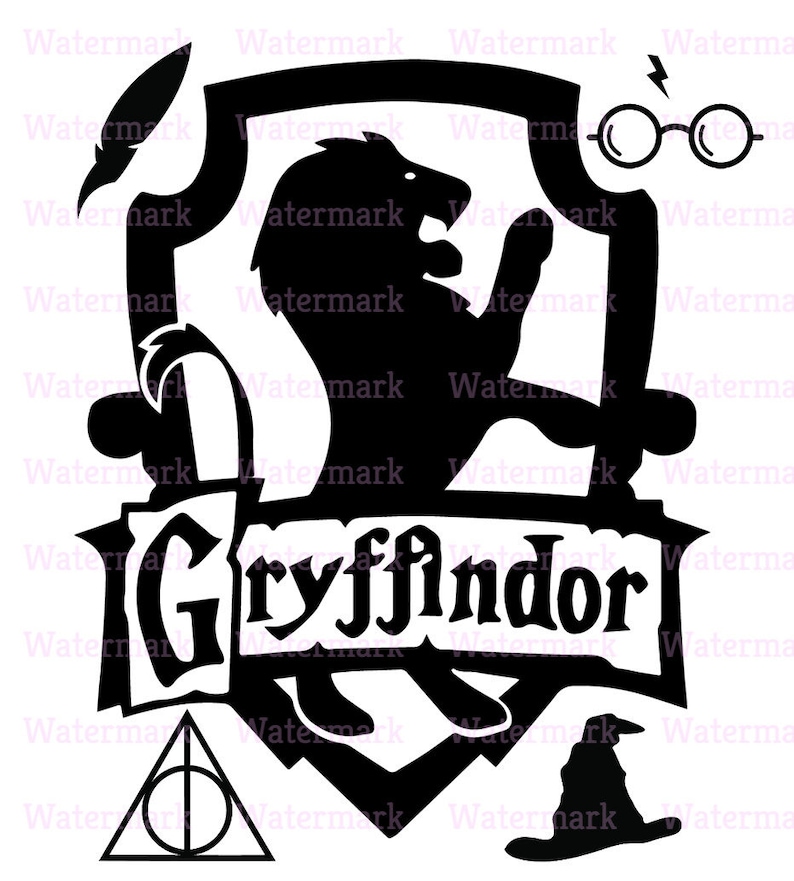 Gryffindor Harry Potter svg dxf png jpeg jpg eps cricut cut | Etsy