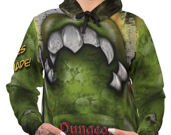 Sudadera con capucha deportiva DungeonCrawler (AOP)