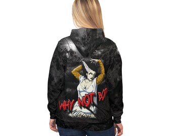 Sudadera deportiva con capucha Monsters & Maidens (AOP)