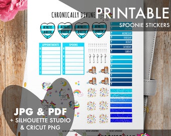 Arthritis Warrior: Printable Planner Stickers