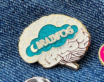 Brain Fog 2 (enamel pin)