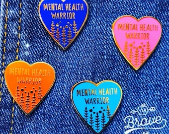 Mental Health Awareness - enamel pin
