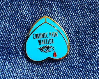 Chronic Pain Warrior - enamel pin