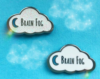 Brain Fog - enamel pin