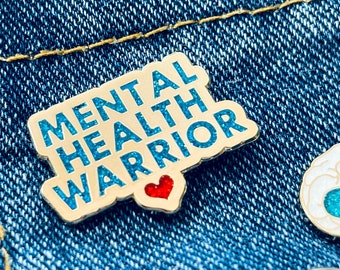 Mental Health Warrior - enamel pin
