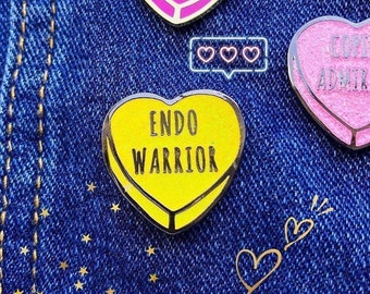 Endometriosis Awareness pin