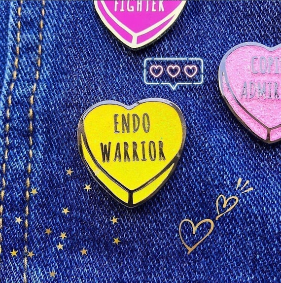Endometriosis Awareness pin