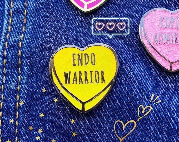 Endometriosis Awareness Pin Etsy