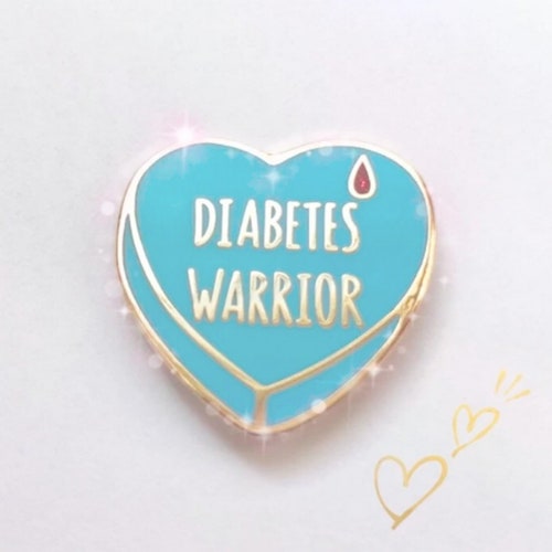 Diabetes Awareness Ribbon Enamel Pin Lapel Pins - Etsy