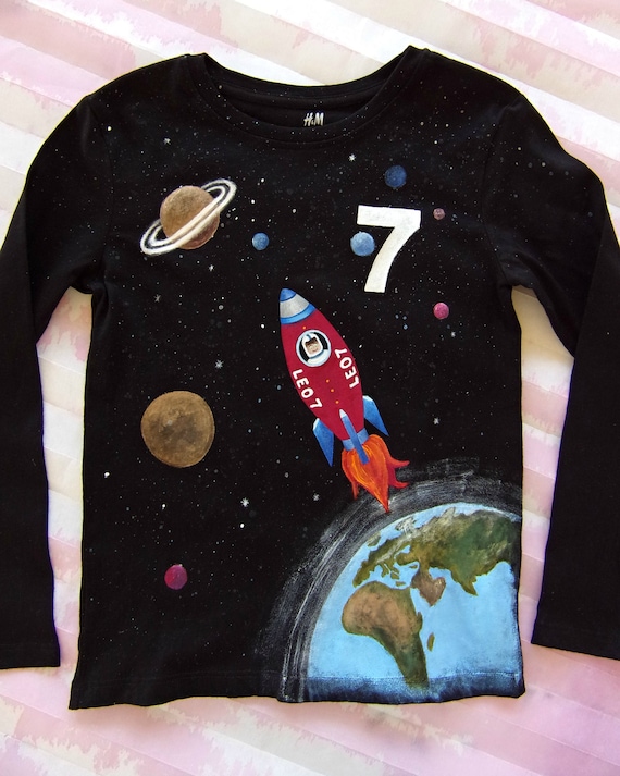Maglietta Bambini E Ragazzi Con Logo NASA – Cotone 100% Unisex, Idea Regalo Spazio - 3