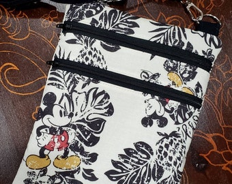 Lightweight handmade theme park mouse crossbody bag