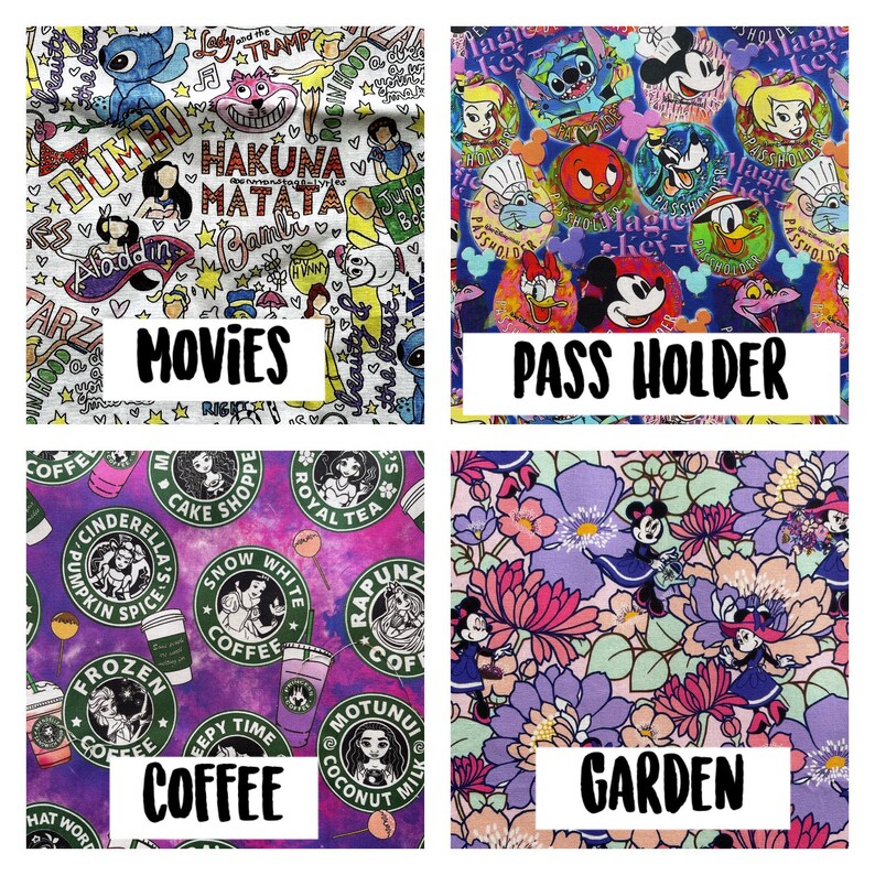 Fabric Crossbody Bag With Theme Park Attractions Park Rides. Etsy