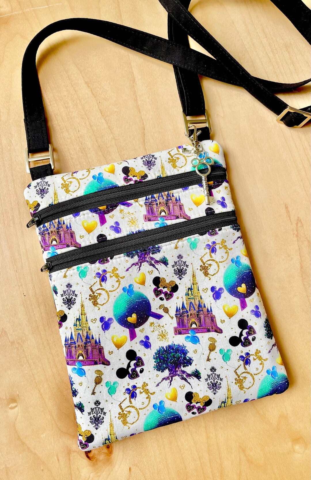 50 Anniversary Theme Park Crossbody Bag. Theme Park Etsy