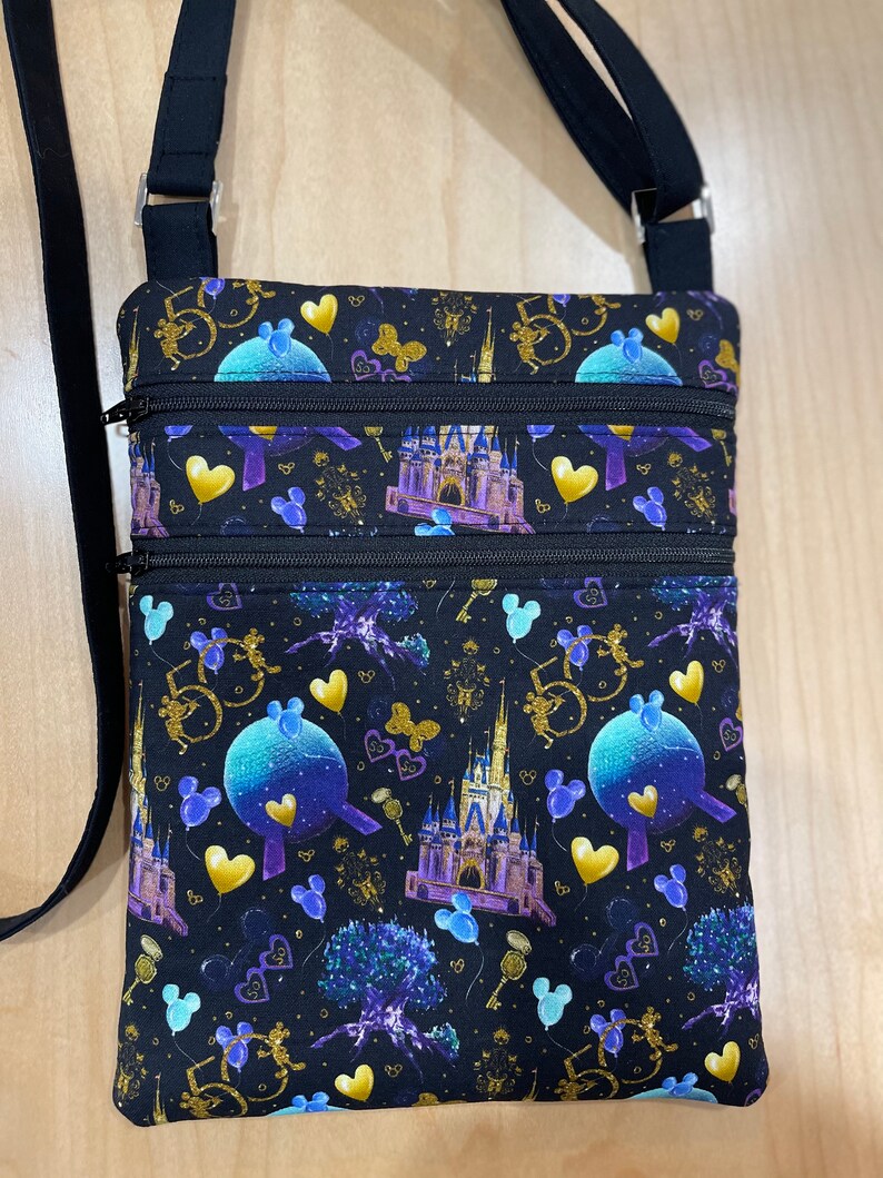 50th Celebration Theme Park Park Purse Crossbody Bag. Etsy