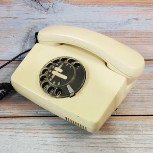 Rotary dial phone, Landline phone