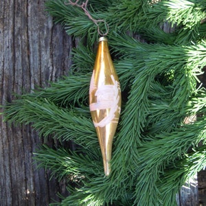 Christmas tree decor, Icicle, House decor, Vintage christmas decoration, Christmas glass ornament, Farmhouse Christmas ornament