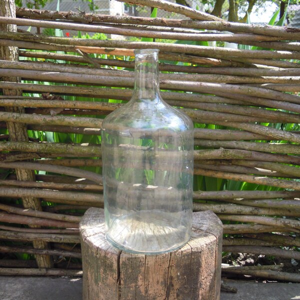 Large Glass Bottle Etsy