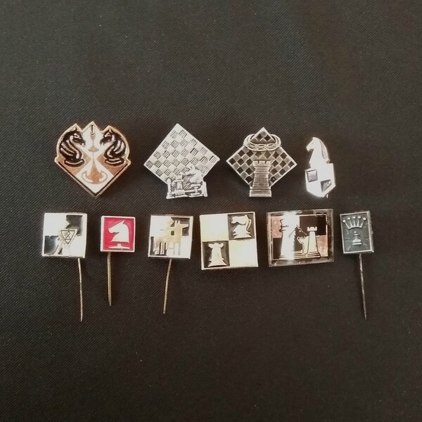 Chess Pins Badge Etsy