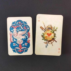 Baralho de cartas de jogar, 36, Baralho de cartas de jogar, Cartas de jogar padrão, Cartas clássicas, Cartas retrô, Cartas de jogar vintage
