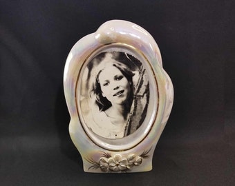 Porcelain photo stand, Porcelain photo frame, Ukrainian porcelain 1970-1980s