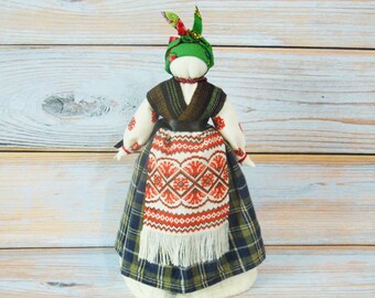 Decorative interior doll, Handmade doll, Ukrainian doll, Ukrainian folk art, Ukrainian women, Unique home decor