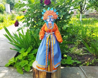 Motanka doll, Handmade doll, Traditional Ukrainian Motanka, Ukrainian woman figurine, Table decorative doll, Unique motanka doll