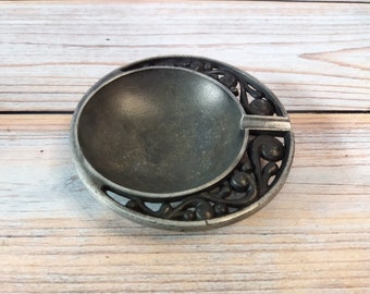 Vintage metal ashtray