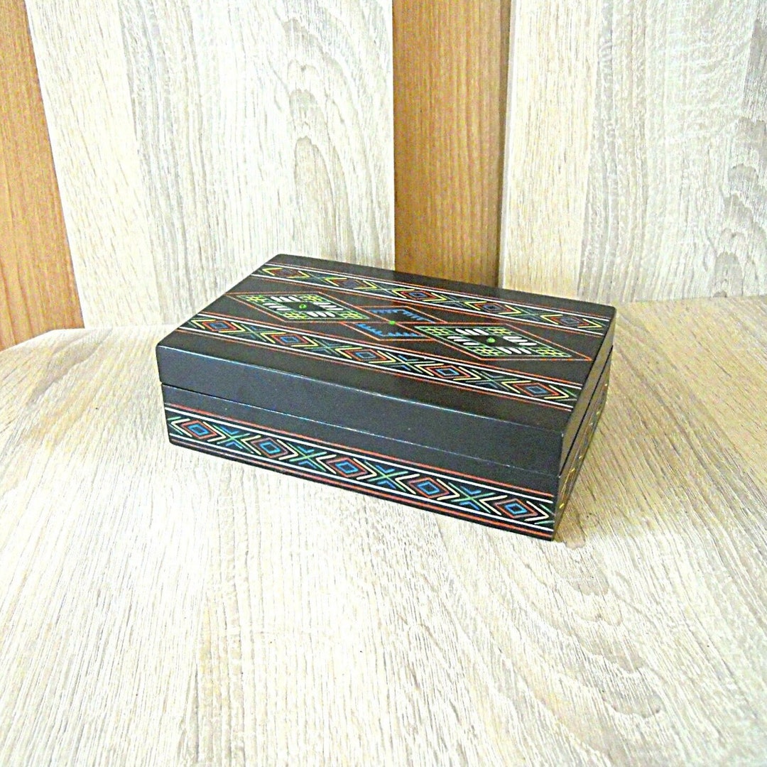 Wood Carving Box Wood Engraved Box Ornamented Box Etsy